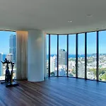 New Impressive 180° River View 1 Bed Apt With Pool 47F
